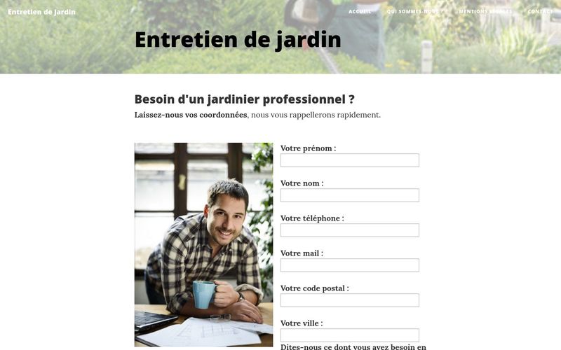 Déléguez votre jardinage à un expert